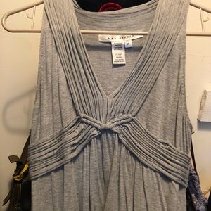 Grey Macrame Max Studio Maxi Dress